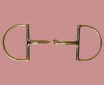 JP Korsteel Gold Dee Snaffle Bit