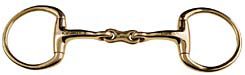 JP Korsteel Gold French Link Snaffle Bit