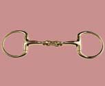 JP Korsteel Gold French Link Snaffle Bit