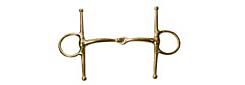 JP Korsteel Gold Full Cheek Snaffle Bit