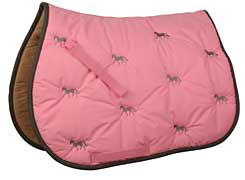 Roma Ecole Horse Embroidered Saddle Pad