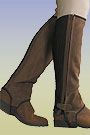 Dublin Kids Comfort Suede Half Chaps