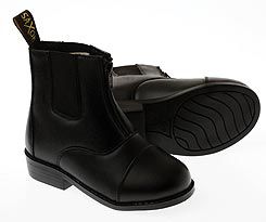 Saxon Equileather Front Zip Paddock Lds