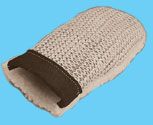 Roma Collection Fleece Backed Grooming Mitt