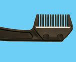 Roma Collection Plastic Mane Comb With Blade