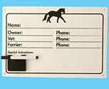 Roma Collection Horse Name Plate Set