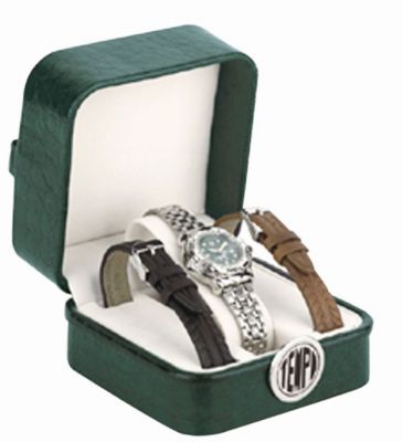 Tempi Ladies 3 Piece Chrome Watch Set