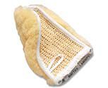 Mattes Sheepskin Mitt with Knitted Cactus
