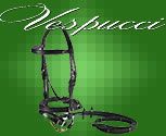 Vespucci Double Raised Snaffle Dressage Bridle