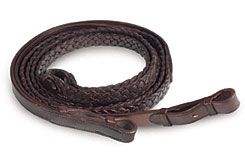 Vespucci Braided Leather Reins