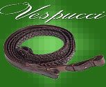Vespucci Braided Leather Reins