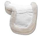 Mattes All Purpose Contour Saddle Pad with Edge Trim and Bare Flaps