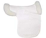 Mattes All Purpose Contour Saddle Pad with Rear Trim and Bare Flaps