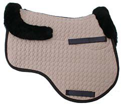 Mattes Dressage Euro Fit Pad with Bare Flaps and Rear Trim