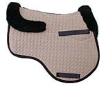Mattes Dressage Euro Fit Pad with Bare Flaps and Rear Trim