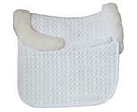 Mattes Dressage Square Pad with Bare Flaps and Rear Trim