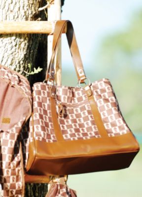 Classic Equine Chess Head Day Tote