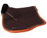 Mattes Fall Couture Colored Dressage Saddle Pad with Bare Flaps