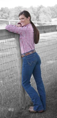 Wrangler Ladies Q-baby Ultimate Riding Jeans (wrq20) Picture
