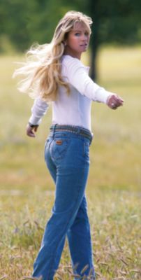 Wrangler Ladies Lily Mid Rise Jeans (11MWZ)