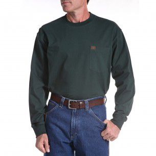 Riggs Workwear Mens Big and Tall Long Sleeve Pocket Tee Best Price