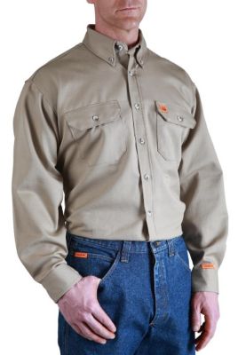 Riggs Workwear Mens Fire Retardant Twill Work Shirt Best Price
