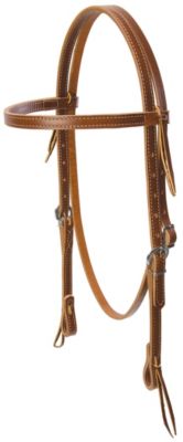 Weaver Deluxe Latigo Leather Browband Headstall