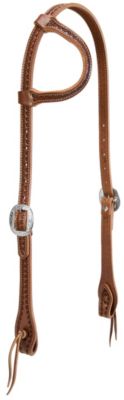 Weaver Hand Tooled Sliding Ear Headstall