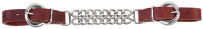 Weaver Double Flat Link Chain Curb Straps