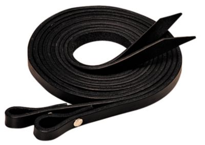 Weaver Black Leather Split Reins