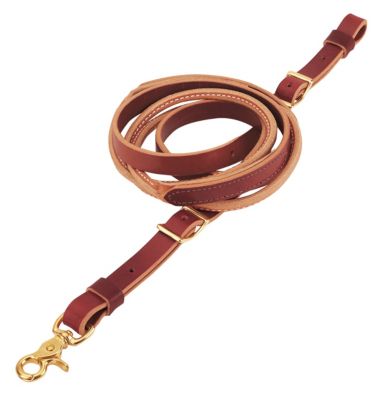 Weaver Harness Leather Latigo Round Roper Reins