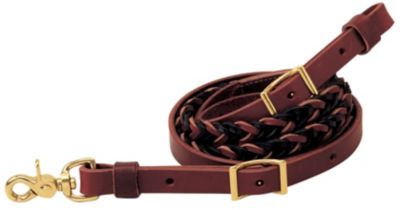 Weaver Classic Two-Tone 5 Plait Roper Reins