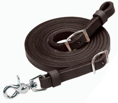 Weaver Black Leather Roper Rein