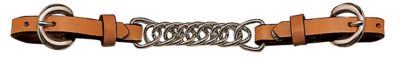 Weaver 3 1/2 Flat Link Chain Show Curb Strap