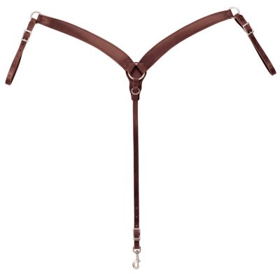 Weaver Contoured Latigo Leather Breast Collar