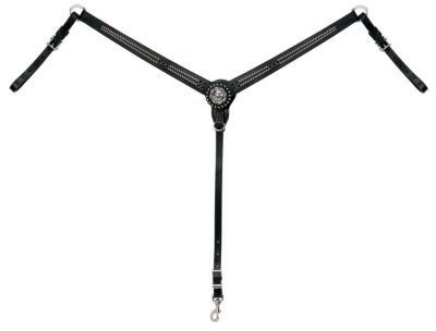 Weaver Tapered Back in Black Breast Collar