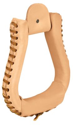 Weaver Natural Leather Covered Contest Stirrups Best Price
