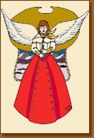 WYo-Horse Angel Holiday Card Set