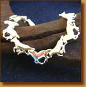 WYO-Horse Running Horses Bracelet