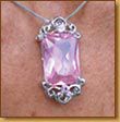 WYO-Horse Cubic Zirconia Pendant Necklace