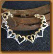 WYO-Horse Heart and Cross Bracelet