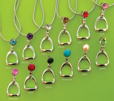 WYO-Horse English Riding Stirrup Necklace