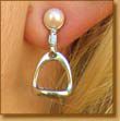 WYO-Horse English Stirrup Earrings