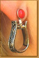 WYO-Horse Western Stirrup Earrings