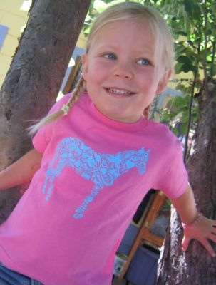 WYO-Horse Junior Horse Icon Tee Shirt