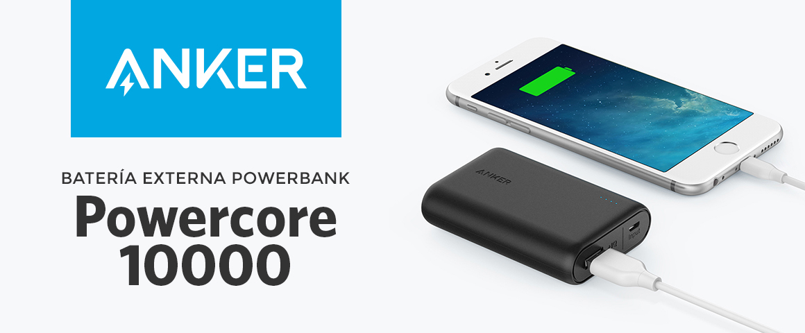 Batería Externa Powerbank Powercore 10000
