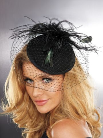 Buy Cocktail Hat with Feathers, see details about this Sexy Lingerie and more