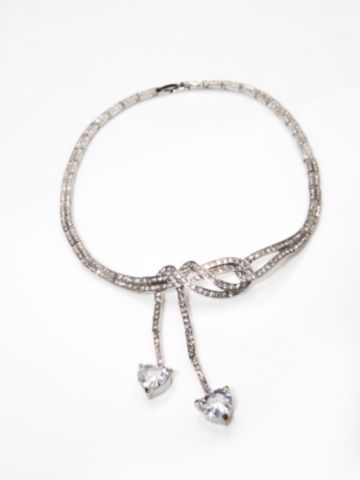 Rhinestone Loop Necklace