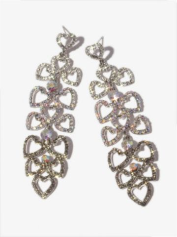 Buy Dropped Heart Chandelier Earrings, see details about this Sexy Lingerie and more