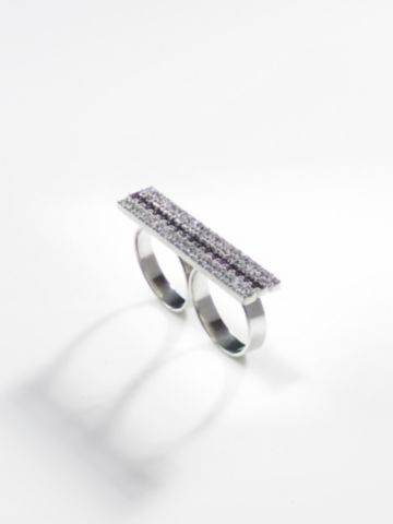 Buy Radiant Rectangle Two-Finger Ring, see details about this Sexy Lingerie and more
